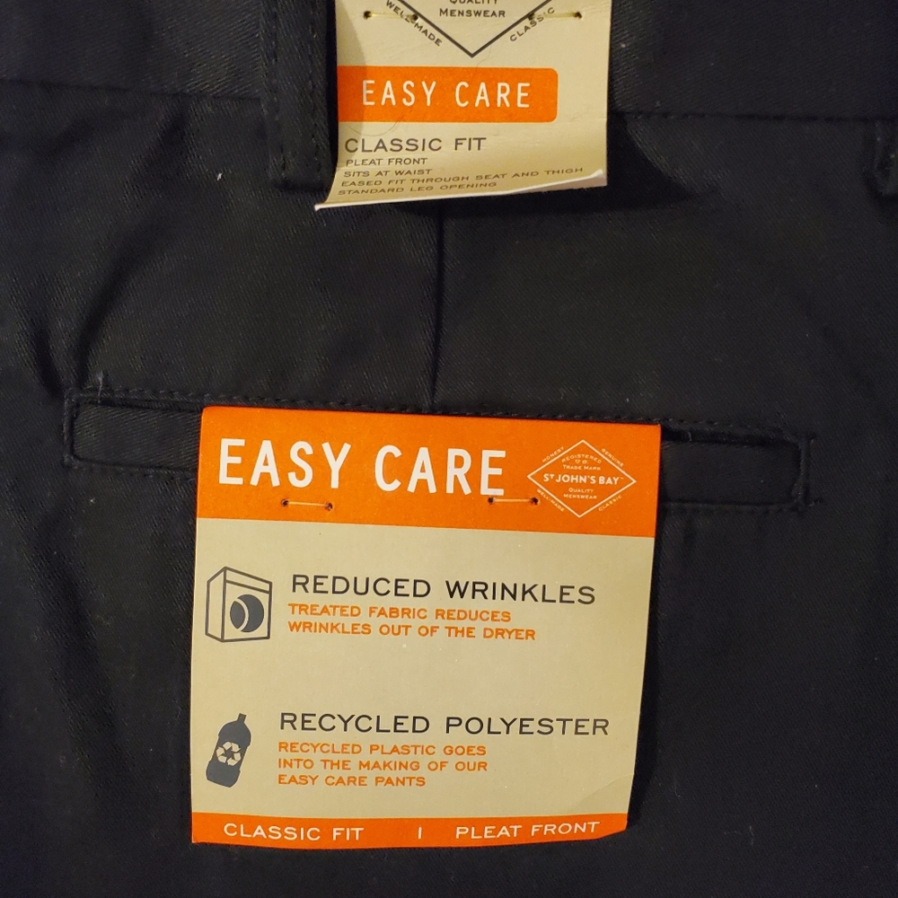 St. John's Bay Black Dress Pants - Picture 6 of 8